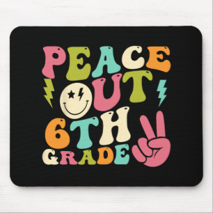 Raus 6. Klasse Groovy Abschluss am letzten Schulta Mousepad