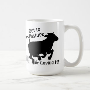 Raus auf die Weide & Liebt Es Lustiger Kuh-Ruhesta Kaffeetasse