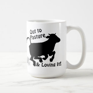 Raus auf die Weide & Liebt Es Lustiger Kuh-Ruhesta Kaffeetasse