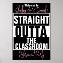 Raus aus dem Klassenzimmer - Ruhestandsparty