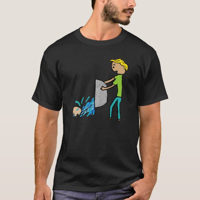 Raus mit dem Bathwasser T-Shirt (Vorderseite)