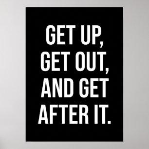 Raus raus, mach dich fertig, Gymnastik, Hustle, Er Poster