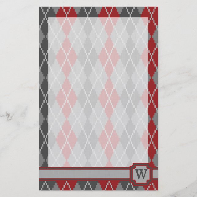 Raute Ashes and Embers Stationery Briefpapier (Vorderseite)
