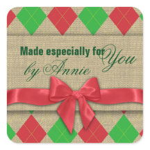 Raute Burlap und Bow