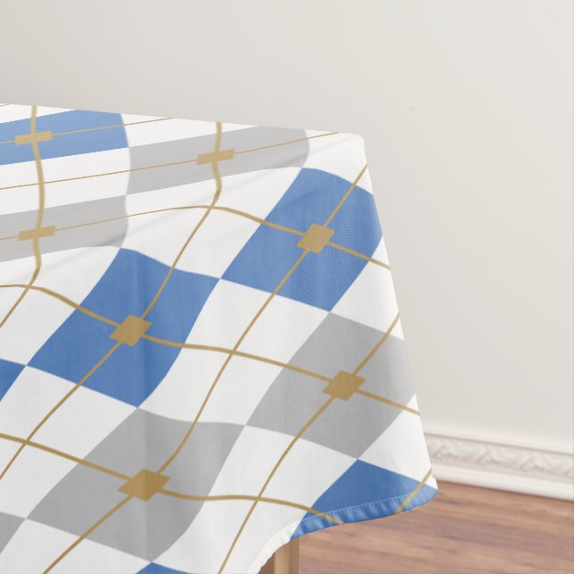 Raute-Farbkombination 2 Tischdecke (Beispiel)