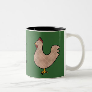 Raute Folk Art Rooster Tasse