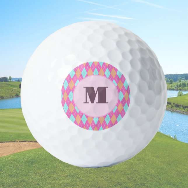 Raute für Rosa-Preppy Golfball (Von Creator hochgeladen)