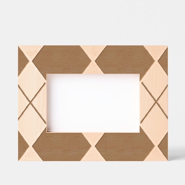 Raute Geätzte Rahmen (Vorderseite)