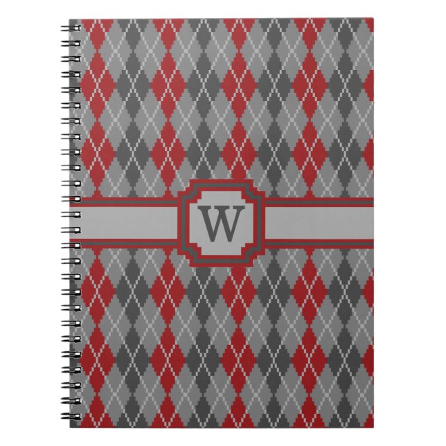 Raute-Notebook für Asche und Embers Notizblock (Vorderseite)