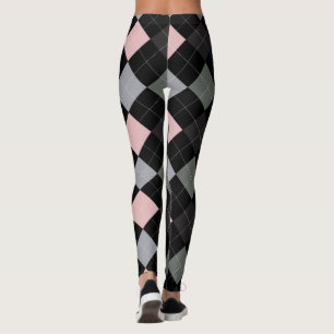 Raute Textile Muster Leggings 01 Kleine
