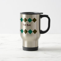 Rauten-Reise-Tasse - personalisiert