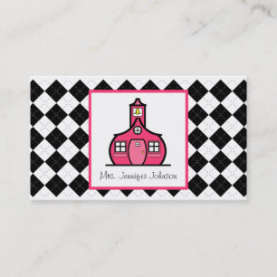 Rauterosa Schoolhouse-Lehrer Visitenkarte