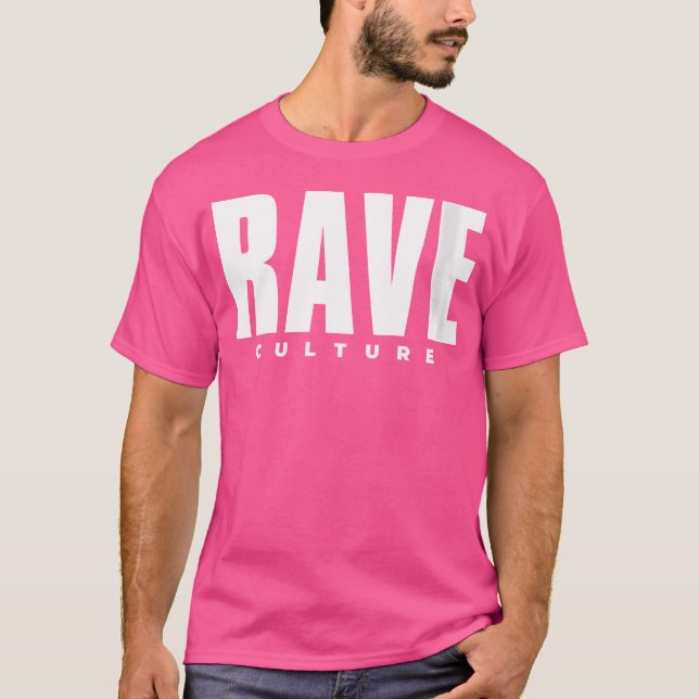 Rave Culture - Edm Festival Raver Minimalis T-Shirt (Vorderseite)