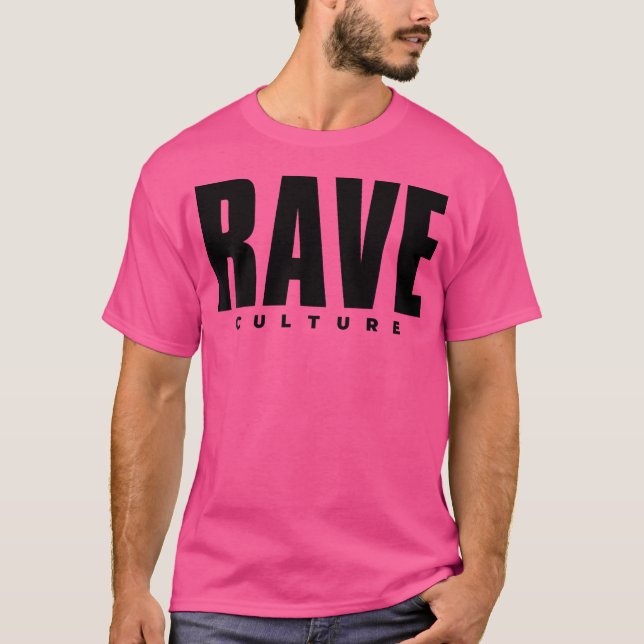 Rave Culture - Edm Festival Raver Minimalistisch T-Shirt (Vorderseite)