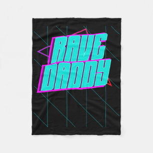 Rave Daddy House Musik Techno Musik Rave Party Fet Fleecedecke