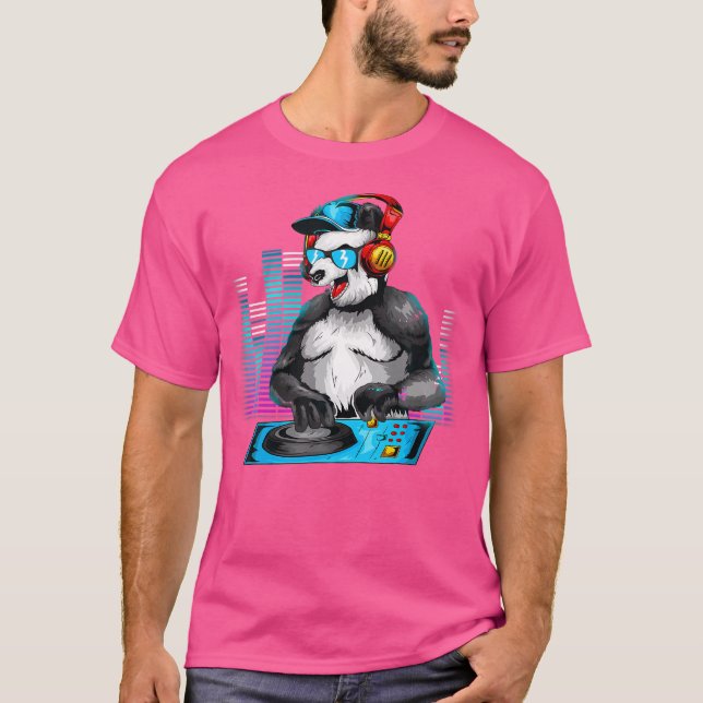 Rave Dj Tee Shirts Niedlich Panda Shirt Edm Rave S (Vorderseite)