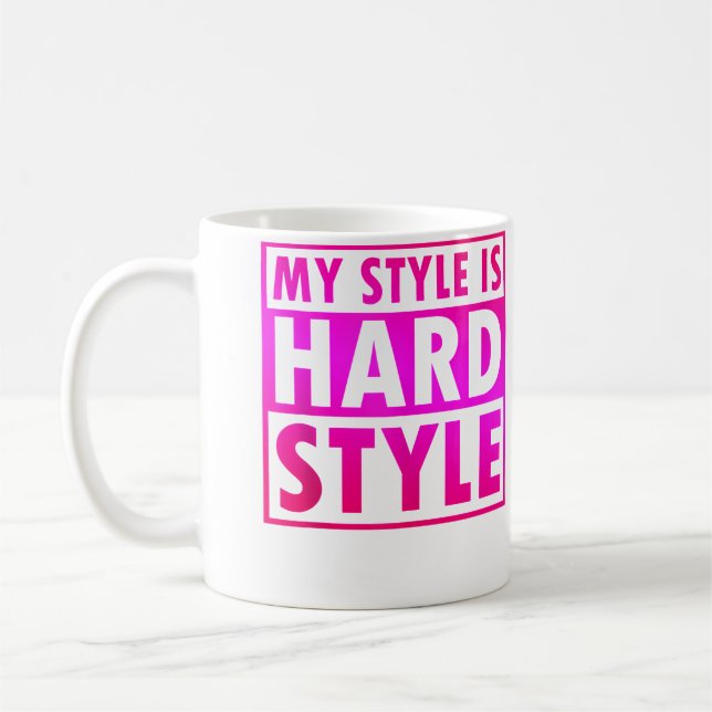 Rave Hard Edm Kandi Kid RawPlur Kaffeetasse (Links)