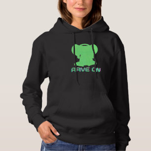 Rave On Edm Musik Festival Rave   Hoodie