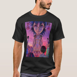 Rave Party Psychedelic EDM Trance Club DJ design_1 T-Shirt