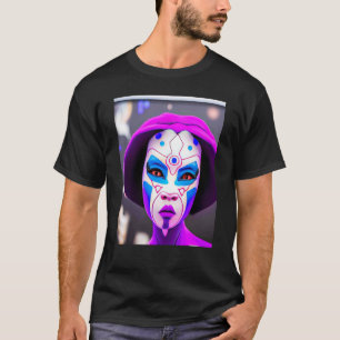 Rave Party Psychedelic EDM Trance Club DJ Neon 3 T-Shirt