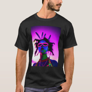 Rave-Party Psychedelic EDM Trance Club DJ Neon 9 T-Shirt