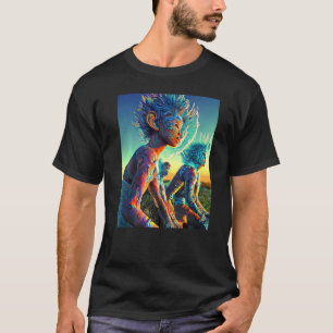 Rave-Party Psychedelisches EDM-Trance-Club-DJ-Desi T-Shirt