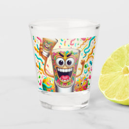 Rave Party Shot Glass – vibrant Fun  Schnapsglas