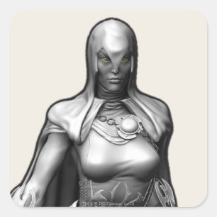 Rave Quadratischer Aufkleber