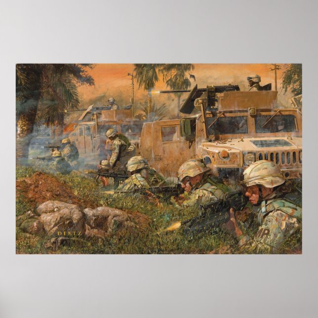 Raven 42 von James Dietz Print Poster (Vorne)