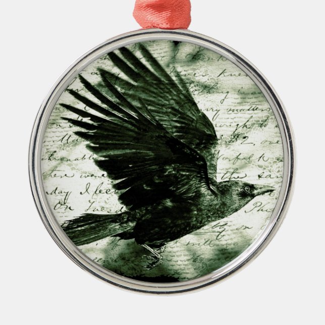 Raven 9 ornament aus metall (Vorne)