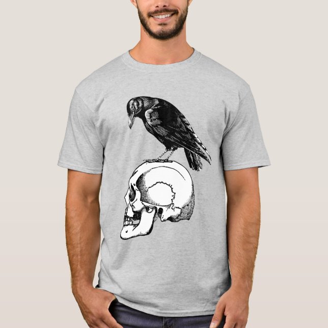 Raven and Skull T-Shirt (Vorderseite)