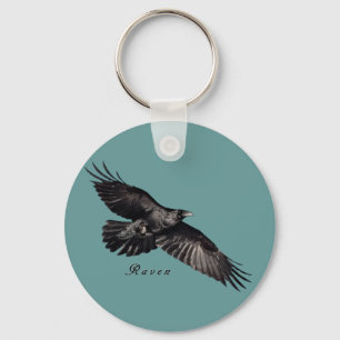 Raven Animal-lover Bird-fancier Gifts Schlüsselanhänger