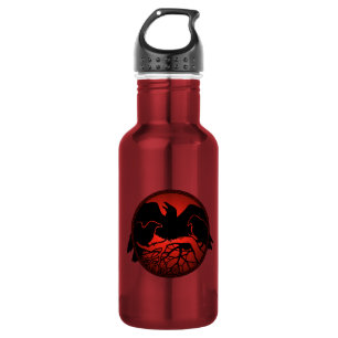 Raven Art Cool Crow Art Sport Flasche Trinkflasche