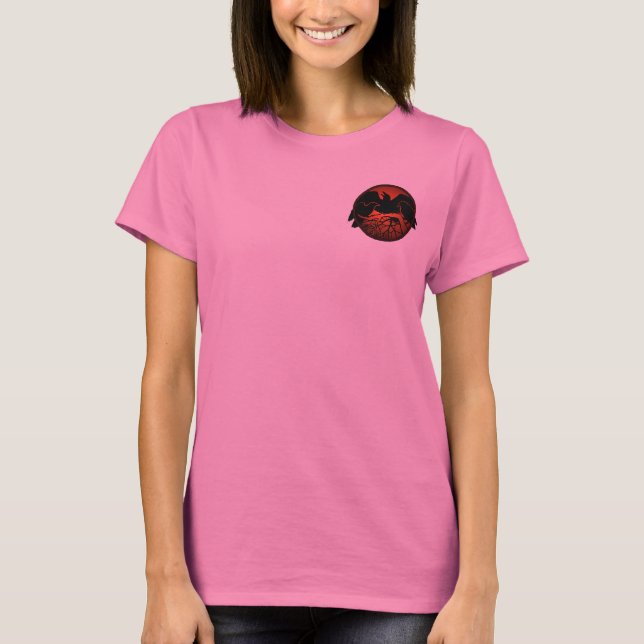 Raven Art Jacket Women's Raven Crow Sport Jacket T-Shirt (Vorderseite)