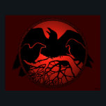 Raven Art Posters Native Wildlife Art Prints Deco Poster<br><div class="desc">Raven Art Plakate personalisierte Native Art Geschenke & Deco raven art prints First Nations Wildlife Art Original raven Plakate / Crow Wildlife Art Native Spirituosen, ravens art gifts for men, women, kids, Zuhause, office, friends and family, raven gifts and posters, druckt crow raptor art by artist / design Kim Hunter...</div>
