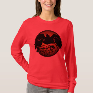 Raven Art Shirts Raven Women's Crow Art Shirts