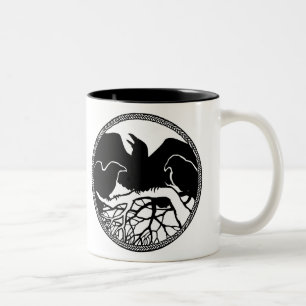 Raven Art Tasse Wild Bird Crow Cup Raven Tasse