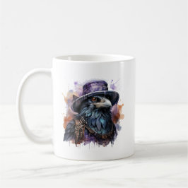 Raven Bird, Assistent für Wasserfarbe Kaffeetasse