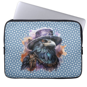 Raven Bird, Assistent für Wasserfarbe Laptopschutzhülle
