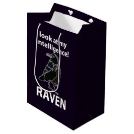Raven Blick auf meine Intelligenz Raven Mittlere Geschenktüte