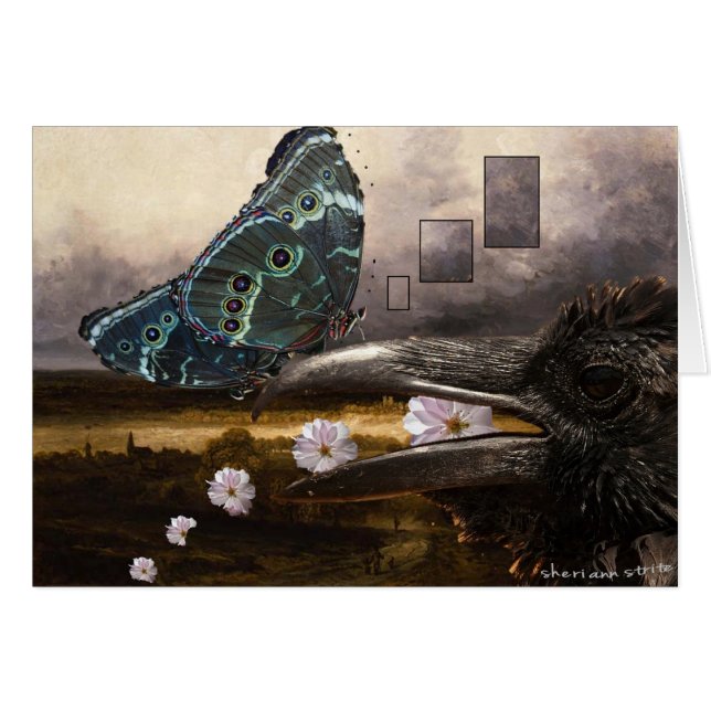 Raven & Butterfly (Vorderseite (Horizontal))