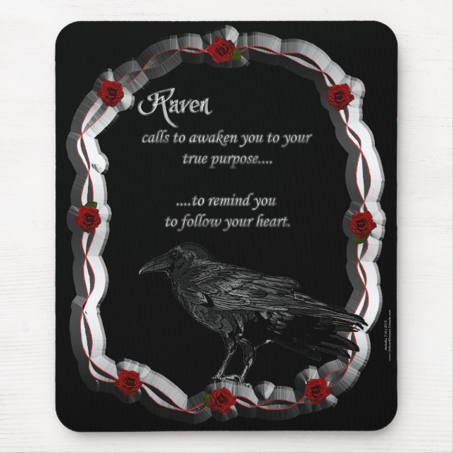 Raven Calling Mousepad (Vorne)