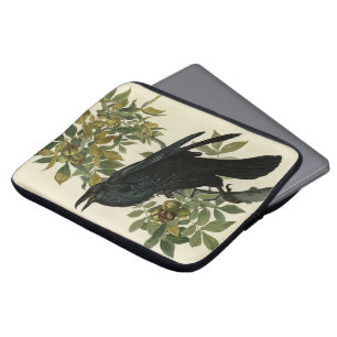 Raven (Common Raven) von Audubon Birds of America Laptopschutzhülle