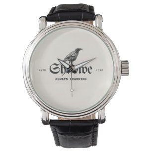 Raven Crest Immer Lernen Armbanduhr
