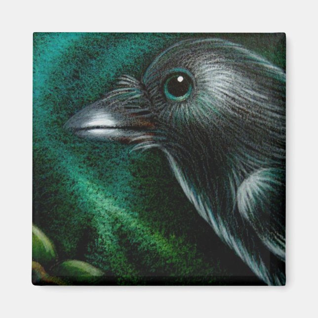 RAVEN CROW NORDLICHTS MAGNET (Vorne)