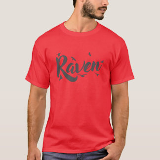 Raven Crow Raven Bird Environment and Nature lusti T-Shirt