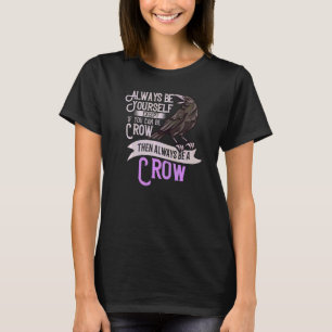 Raven Crow Vogelbeobachtung Bird Watching T-Shirt