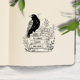 Raven Ex libris Permastempel