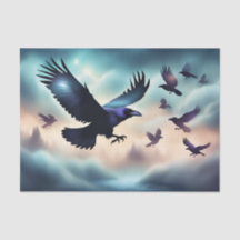 Raven fliegender Sturm Dekouapge