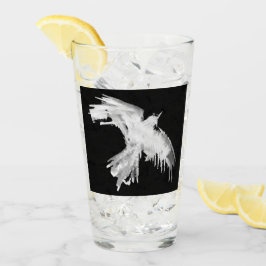 Raven Flight White Solo Drink Glass Glas